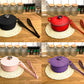 Detachable Kitchen Tong - Set of 4 Multi-Coloured Tongs